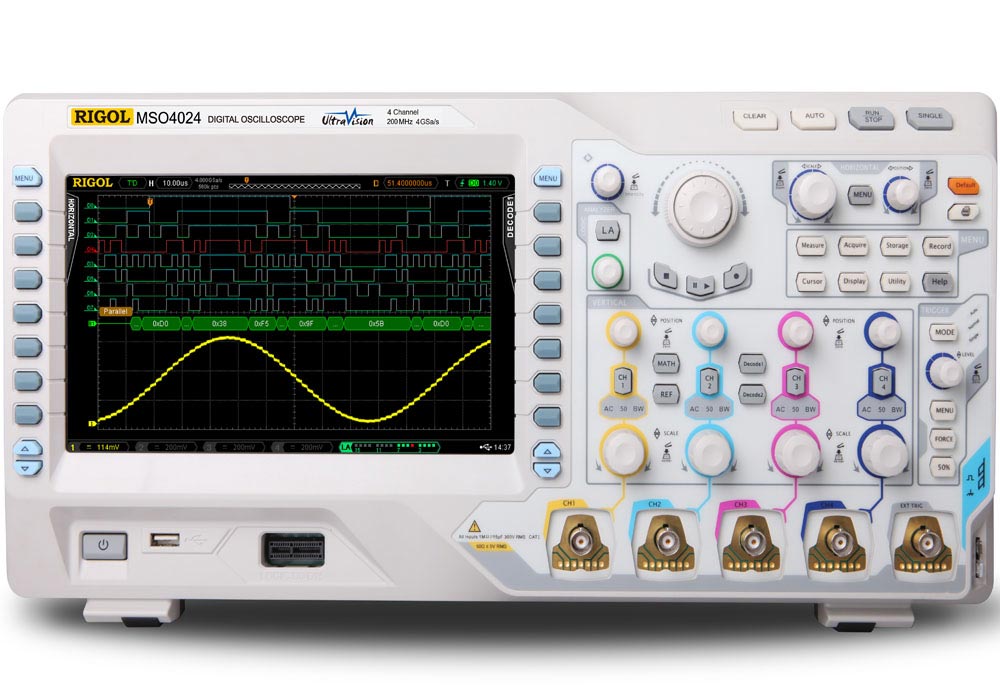 Đánh giá chuyên sâu về Máy hiện sóng RIGOL MSO4024